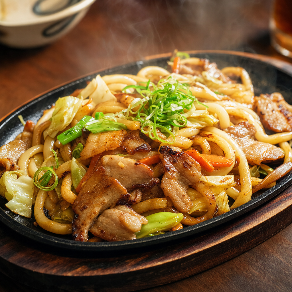 晴の焼きうどん